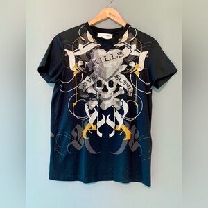 Ed Hardy Rhinstone Love Kills Slowly Tee, Women Med